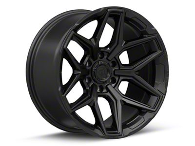Fuel Wheels Flux Blackout 6-Lug Wheel; 22x10; -18mm Offset (15-20 Yukon)