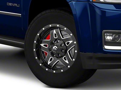 Fuel Wheels Full Blown Gloss Black Milled 6-Lug Wheel; 18x9; 14mm Offset (15-20 Yukon)