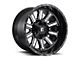 Fuel Wheels Hardline Gloss Black Milled 6-Lug Wheel; 20x12; -44mm Offset (15-20 Yukon)