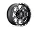 Fuel Wheels Heater Matte Black Double Dark Tint Machined 6-Lug Wheel; 22x10; -13mm Offset (15-20 Yukon)