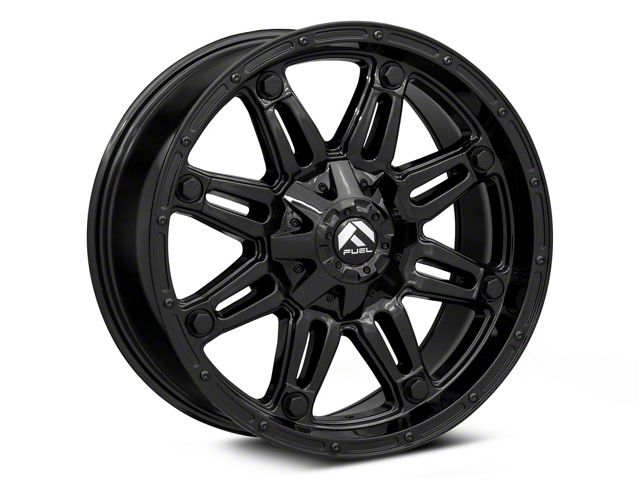 Fuel Wheels Hostage Gloss Black 6-Lug Wheel; 20x9; -12mm Offset (15-20 Yukon)