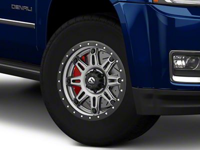 Fuel Wheels Hostage III Anthracite with Black Ring 6-Lug Wheel; 17x9; 1mm Offset (15-20 Yukon)