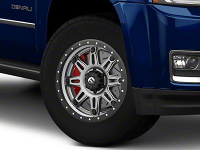 Fuel Wheels Hostage III Anthracite with Black Ring 6-Lug Wheel; 18x9; 20mm Offset (15-20 Yukon)