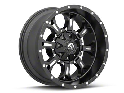 Fuel Wheels Krank Matte Black Milled 6-Lug Wheel; 20x12; -44mm Offset (15-20 Yukon)