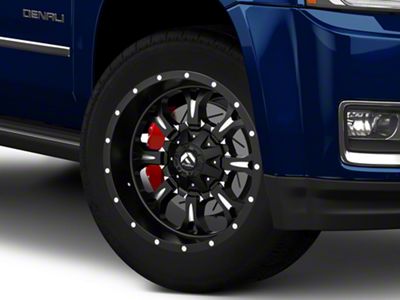 Fuel Wheels Krank Matte Black Milled 6-Lug Wheel; 20x9; 20mm Offset (15-20 Yukon)