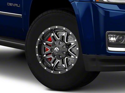 Fuel Wheels Lethal Matte Black Milled 6-Lug Wheel; 17x9; -12mm Offset (15-20 Yukon)