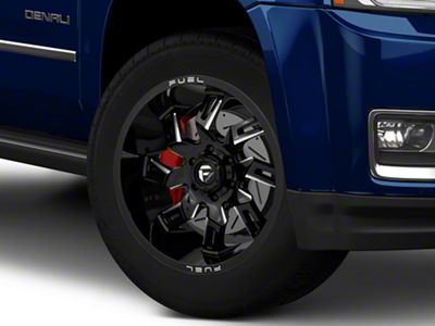 Fuel Wheels Lockdown Gloss Black Milled 6-Lug Wheel; 20x10; -18mm Offset (15-20 Yukon)