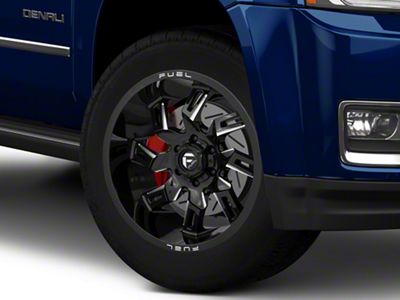 Fuel Wheels Lockdown Gloss Black Milled 6-Lug Wheel; 20x9; 1mm Offset (15-20 Yukon)