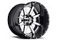 Fuel Wheels Maverick Chrome with Gloss Black Lip 6-Lug Wheel; 22x14; -70mm Offset (15-20 Yukon)