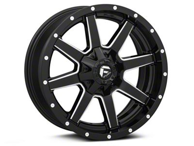 Fuel Wheels Maverick Gloss Black Milled 6-Lug Wheel; 20x9; 1mm Offset (15-20 Yukon)