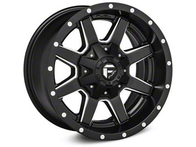 Fuel Wheels Maverick Matte Black Milled 6-Lug Wheel; 17x8.5; 32mm Offset (15-20 Yukon)