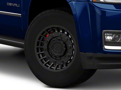 Fuel Wheels Militia Matte Black 6-Lug Wheel; 17x9; 1mm Offset (15-20 Yukon)
