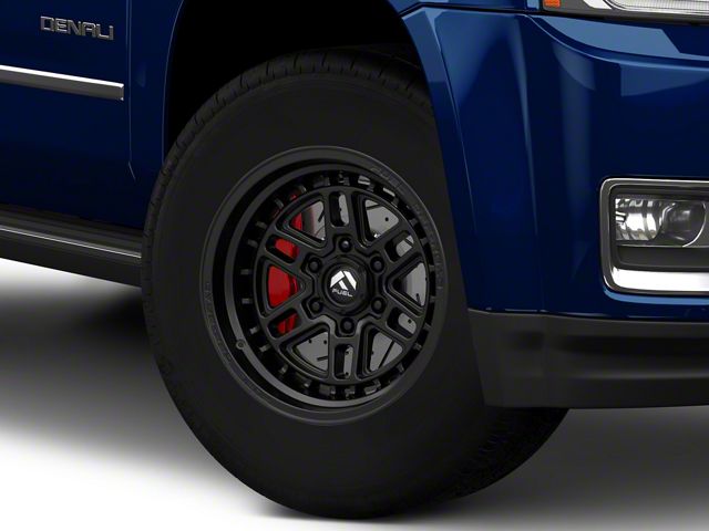 Fuel Wheels Nitro Matte Black 6-Lug Wheel; 17x9; -12mm Offset (15-20 Yukon)