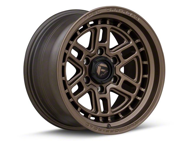 Fuel Wheels Nitro Matte Bronze 6-Lug Wheel; 17x9; -12mm Offset (15-20 Yukon)