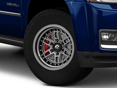 Fuel Wheels Nitro Matte Gunmetal 6-Lug Wheel; 17x9; -12mm Offset (15-20 Yukon)
