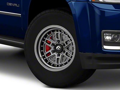 Fuel Wheels Nitro Matte Gunmetal 6-Lug Wheel; 17x9; 1mm Offset (15-20 Yukon)