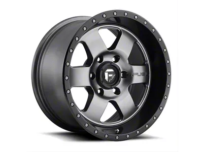 Fuel Wheels Podium Matte Gunmetal 6-Lug Wheel; 18x9; 1mm Offset (15-20 Yukon)