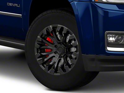 Fuel Wheels Quake Blackout 6-Lug Wheel; 18x9; 1mm Offset (15-20 Yukon)