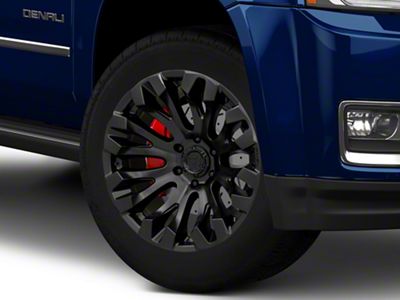 Fuel Wheels Quake Blackout 6-Lug Wheel; 20x10; -18mm Offset (15-20 Yukon)