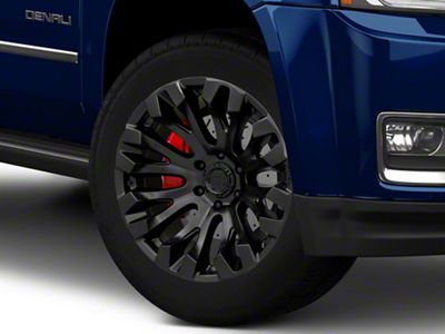 Fuel Wheels Quake Blackout 6-Lug Wheel; 20x9; 1mm Offset (15-20 Yukon)
