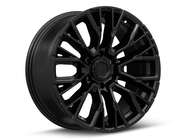 Fuel Wheels Rebar Blackout 6-Lug Wheel; 22x12; -44mm Offset (15-20 Yukon)