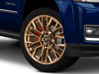 Fuel Wheels Rebar Platinum Bronze Milled 6-Lug Wheel; 22x12; -44mm Offset (15-20 Yukon)