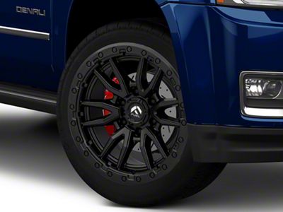 Fuel Wheels Rebel Matte Black 6-Lug Wheel; 22x9; 20mm Offset (15-20 Yukon)