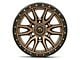 Fuel Wheels Rebel Matte Bronze with Black Bead Ring 6-Lug Wheel; 17x9; 1mm Offset (15-20 Yukon)