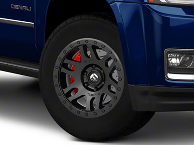 Fuel Wheels Recoil Matte Black 6-Lug Wheel; 18x9; 1mm Offset (15-20 Yukon)