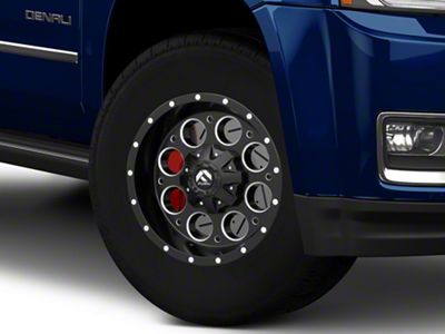 Fuel Wheels Revolver Matte Black Milled 6-Lug Wheel; 17x9; -12mm Offset (15-20 Yukon)