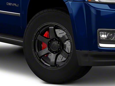 Fuel Wheels Rush Satin Black 6-Lug Wheel; 18x9; 1mm Offset (15-20 Yukon)