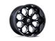 Fuel Wheels Scepter Gloss Black Milled 6-Lug Wheel; 20x9; 1mm Offset (15-20 Yukon)