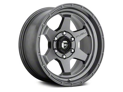 Fuel Wheels Shok Matte Anthracite 6-Lug Wheel; 18x9; 20mm Offset (15-20 Yukon)