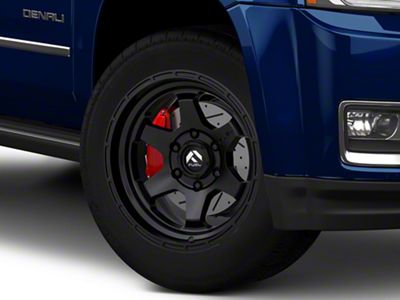 Fuel Wheels Shok Matte Black 6-Lug Wheel; 20x9; 1mm Offset (15-20 Yukon)