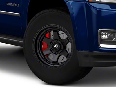 Fuel Wheels Shok Matte Black 6-Lug Wheel; 17x9; 1mm Offset (15-20 Yukon)
