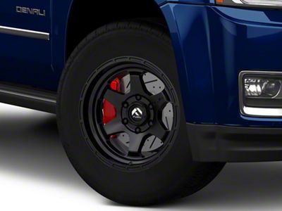 Fuel Wheels Shok Matte Black 6-Lug Wheel; 18x9; 1mm Offset (15-20 Yukon)