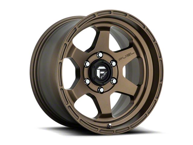 Fuel Wheels Shok Matte Bronze 6-Lug Wheel; 17x9; 1mm Offset (15-20 Yukon)