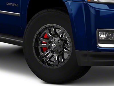 Fuel Wheels Sledge Gloss Black Milled 6-Lug Wheel; 17x9; 1mm Offset (15-20 Yukon)