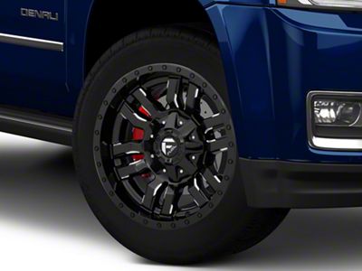 Fuel Wheels Sledge Gloss Black Milled 6-Lug Wheel; 20x9; 20mm Offset (15-20 Yukon)