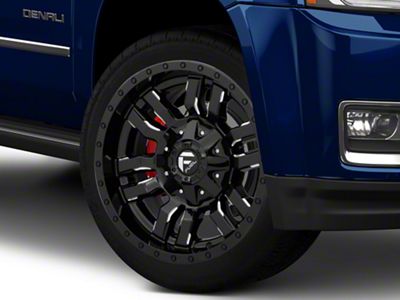 Fuel Wheels Sledge Gloss Black Milled 6-Lug Wheel; 22x9.5; 19mm Offset (15-20 Yukon)