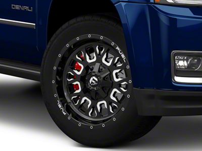 Fuel Wheels Stroke Gloss Black Milled 6-Lug Wheel; 20x10; -19mm Offset (15-20 Yukon)