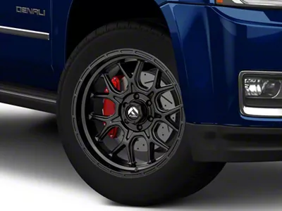 Fuel Wheels Tech Matte Black 6-Lug Wheel; 20x9; 20mm Offset (15-20 Yukon)