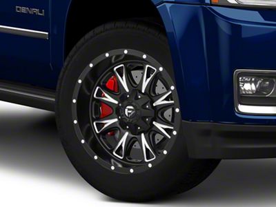 Fuel Wheels Throttle Matte Black Milled 6-Lug Wheel; 20x10; -12mm Offset (15-20 Yukon)