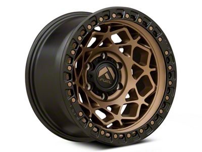 Fuel Wheels Unit Bronze with Matte Black Ring 6-Lug Wheel; 17x9; 1mm Offset (15-20 Yukon)