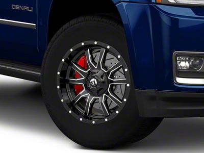 Fuel Wheels Vandal Gloss Black Milled 6-Lug Wheel; 18x9; 1mm Offset (15-20 Yukon)