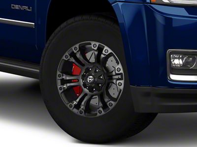 Fuel Wheels Vapor Matte Black Double Dark Tint 6-Lug Wheel; 17x9; 20mm Offset (15-20 Yukon)