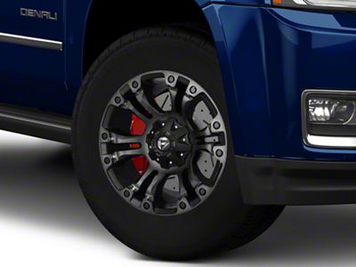 Fuel Wheels Vapor Matte Black Double Dark Tint 6-Lug Wheel; 18x9; -12mm Offset (15-20 Yukon)