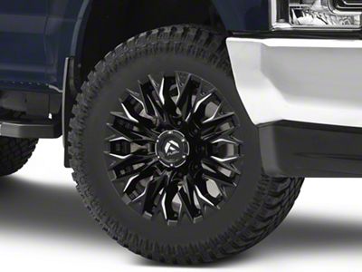 Fuel Wheels Flame Gloss Black Milled 8-Lug Wheel; 20x10; -18mm Offset (17-22 F-250 Super Duty)