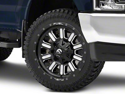 Fuel Wheels Hammer Gloss Black Milled 8-Lug Wheel; 22x10; -18mm Offset (17-22 F-250 Super Duty)