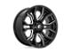Fuel Wheels Rage Gloss Black Milled 8-Lug Wheel; 22x10; -18mm Offset (17-22 F-250 Super Duty)